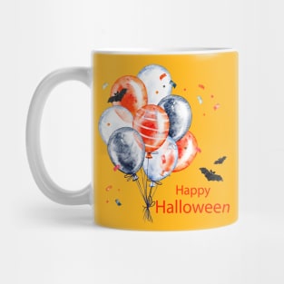 Happy Halloween Balloons Mug